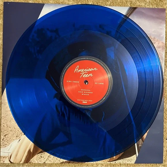 Khalid “American Teen” Blue Vinyl - Picture 5 of 8